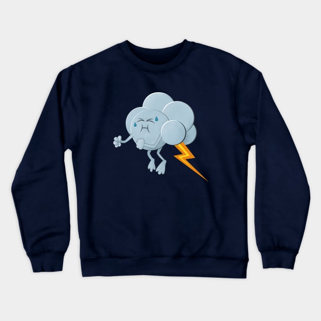 THUNDER fART Crewneck Sweatshirt by mivatank